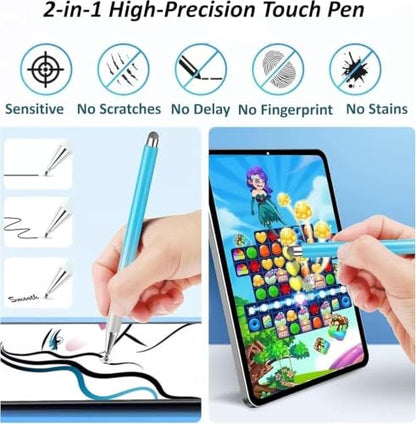Stylus Pen for Samsung Galaxy Tab A9 / A8 / A7 / A7 Lite, High Sensitivity & Precision Capacitive Pencil for Apple iPad Pro/iPhone/Fire HD/Surface/HP Tables All Touch Devices (Pink) - color: Pink
