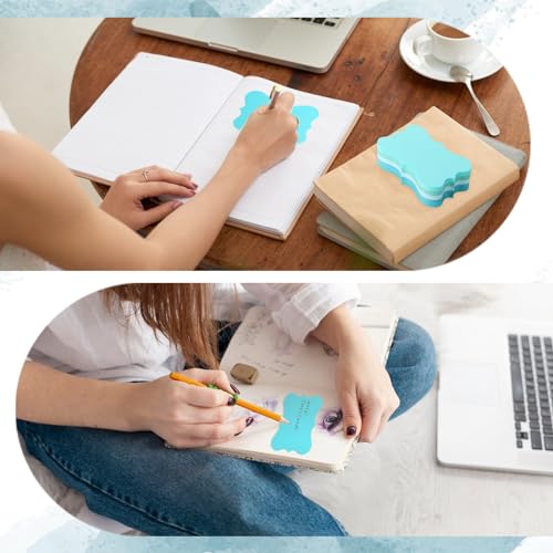 150 Pack Blue Index Cards 3x5 Pretty Blank Note Cards Aqua Cardstock Wedding Index Card Invitation Card Thank You Notes Cards For School Office Studying Kids Nursing Students - color: Blue