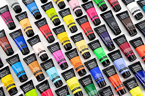 Liquitex BASICS Acrylic Paint Set, 60 x 22ml (0.74-oz) Tube Paint Set - style: 60 x 22ml (0.74-oz)