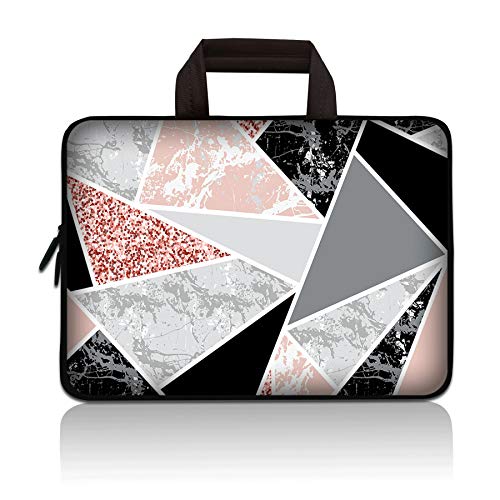 11 in 11.6 12 12.1 12.5 inch Laptop Carrying Bag Chromebook Case Notebook Ultrabook Tablet Cover Neoprene Sleeve Fit Apple MacBook Air Samsung (Stripe Marble) - color: Stripe Marble