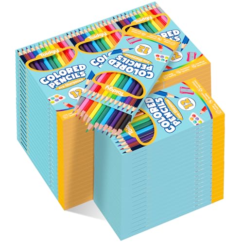 1008 Count Colored Pencils for Kids, 84 Packs Colored Pencils Bulk 12 Colors, Pre-sharpened Color Pencil for Adults, Bulk School Supplies for Teachers, Back to School Supplies, Classroom Prizes