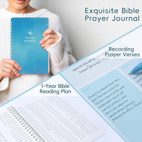 XKDOUS Bible Study Supplies Journaling Kit for Women, Bible Study Kit Journaling Supplies Includes Prayer Journal, Highlighters, Emergency Card, Pencil Case and More, Christian Gifts for Women, Blue - color: Bible Kit - Deluxe (Blue)