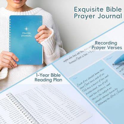 XKDOUS Bible Study Supplies Journaling Kit for Women, Bible Study Kit Journaling Supplies Includes Prayer Journal, Highlighters, Emergency Card, Pencil Case and More, Christian Gifts for Women, Blue - color: Bible Kit - Deluxe (Blue)