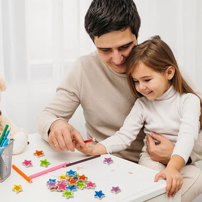 Pencil Eraser for Student Reward Classroom Prizes Birthday Gift Filler Supplies (Motivational Star-Shaped-120pcs)
