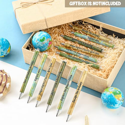 Sinload 60 Pcs Mechanical Pencil Bulk, 0.7 mm Cute Motivational Mechanical Pencil for Writing, Sketching, Drawing, Gifts from Teacher Reward Office Supplies Bee Party(Explore) - style: Explore