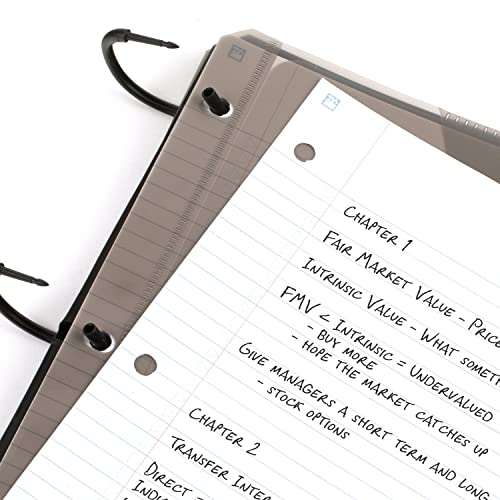 Five Star Flex Refillable Notebook + Study App, College Ruled Paper and 1-1/2 Inch TechLock Ring Binder with Pockets, Tabs and Dividers, 300 Sheet Capacity, Seaglass Green (29324AQ8) (Pack of 6) - color: Seaglass Green, size: 6 Pack