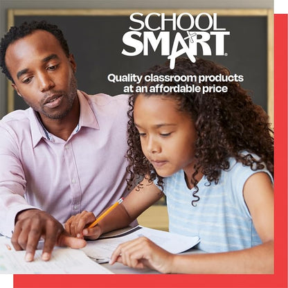 School Smart - 85350 Skip-A-Line Ruled Writing Paper, 3/4 Inch Ruled Long Way, 10-1/2 x 8 Inches, Pack of 500 White - size: 10.5" x 8" - 3/4" Ruled