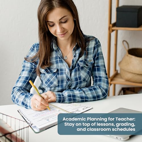 Planner 2026-2027, Academic Year Monthly and Weekly Calendar Planner, Jul 2026 - Jun 2027, Hardcover Teacher Student Planning Agenda book with Tabs, Perfect for School Office Supplies, 6.3" x 8.5" - Citrus Bloom - color: E-Citrus Bloom, size: (6.3"x8.5")a