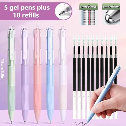 Ristpal 56 PCS Aesthetic School Supplies with Large Pencil Case, 24 Double Brush Marker Pens, 5 Black Ink Gel Pens, 6 Macaron Pencils, 4 Sharpeners, Sticky Notes, Ruler, Erasers, Stationery Gift - color: Green
