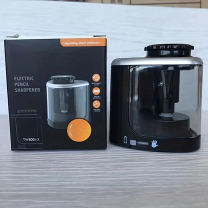 Electric Pencil Sharpener, Single Hole Automatic Sharpener for Standard Pencils, Portable Battery Operated (2 AA Not Included) for Kids School Office Home Art