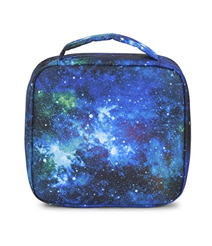 JanSport Lunch Break Insulated Cooler Bag - Leakproof Picnic Tote, Cyberspace Galaxy - color: Cyberspace Galaxy