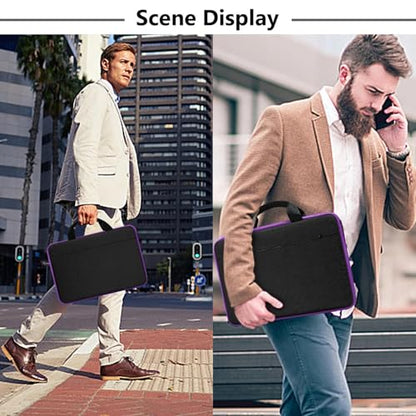 Hseok Laptop Sleeve 13-14 Inch Case Briefcase Compatible with MacBook Neo Pro 14 M5/M4/M3/M2/M1, All Models 13.3 Mac Air/Pro, XPS 13 14, Most Popular 13"-14" Notebooks,BK01PU01 - color: BK01PU01, size: 13"-14"