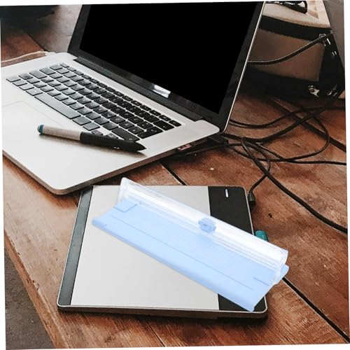 KALLORY Portable Paper Trimmer Small Manual Photo Cutting Tool for Crafting Scrapbooking and Office Use Effortless Operation with Elegant Design and Versatile Functionality