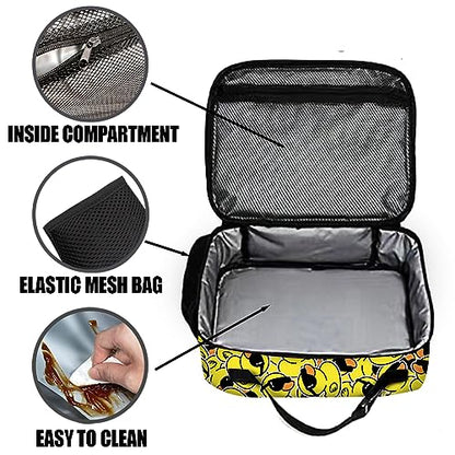 Duck Lunch Bag Reusable Insulated Lunch Box Keep Food Cooler Thermal Lunch Tote for Women Men - color: Duck