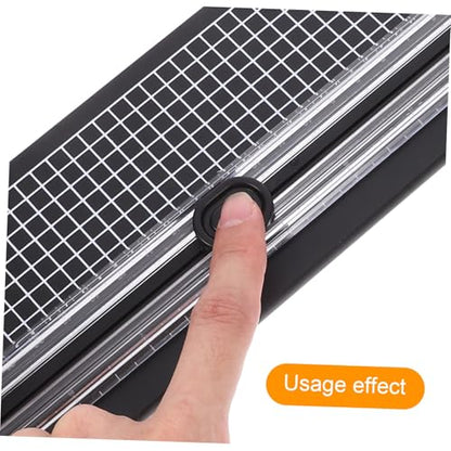 TEHAUX Portable Paper Cutter for Scrapbooking Manual Photos Trimmer Side Ruler Elegant Design for Crafting Office and Home Use Convenient and Simple to Operate