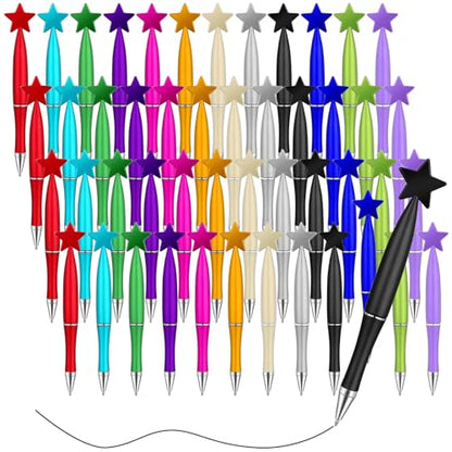 Yeaqee 48 Pcs Star Pens Bulk You're a Star Ballpoint Pen Gifts 12 Colors Retractable Back to School Black Ink for Teacher Appreciation Gifts Classroom Prizes Goodie Bag Stuffers Party Favors
