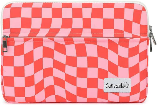 Laptop Sleeve Case Bag with Pocket for MacBook Pro 14 inch and 14 inch-14.4 inch HP, Lenovo, Dell, ASUS, Acer Notebook Computer (Checkered) - color: Checkered, size: 14 inch