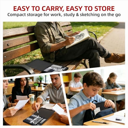 WUO 0.9mm Mechanical Pencil Set, 3PCS Metal Drafting Pencils with 360 HB Lead Refills, 1 Eraser Pen, 3PCS 4B Erasers, 12 Eraser Refills, Storage Case for Student Artist Writing, Drawing, Sketching