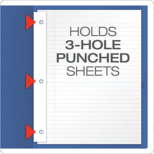 Oxford Twin Pocket Folders with Fasteners, Letter Size, Royal Blue, 25 per Box (57712) (Pack of 2) - color: Royal Blue, size: 25 Count (Pack of 2)