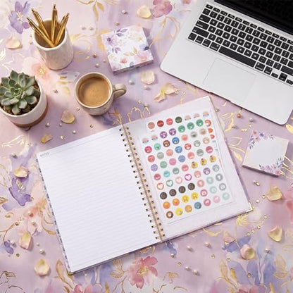 Planner 2026-2027, Weekly and Monthly Academic Planner, Jul 2026 - Jul 2027, 8.5"x11" Large Hardcover Daily Planner Calendar with Tabs for Women, Year Planning Agenda for Teacher and Student (Marble pattern) - color: Marble pattern