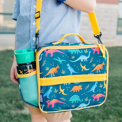Wildkin 16 oz Tritan Water Bottle Leakproof Straw Lid, Jurassic Dinosaurs | Lightweight Tritan, dishwasher safe, straw lid helps prevent leaks when closed, easy for little hands, ages 3+ - color: Jurassic Dinosaurs, size: 16 Ounces
