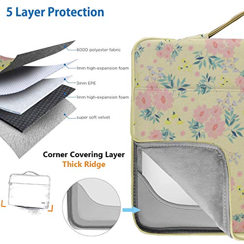 Hseok Laptop Sleeve 13-14 Inch Case Briefcase Compatible with MacBook Neo Pro 14 M5/M4/M3/M2/M1, All Models 13.3 Mac Air/Pro, XPS 13 14, Most Popular 13"-14" Notebooks,B01G01 - color: B01G01, size: 13"-14"