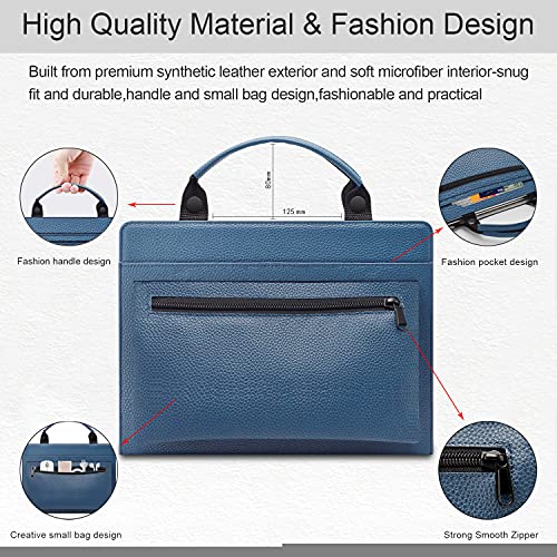LiuShan 2-in-1 Protective Case + Portable Bag - 11.6" Chambebook Chromebook X360 11 Laptop Laptop Sleeve - Blue - color: Blue, size: 12.00 in X 8.19 in X 0.79 in
