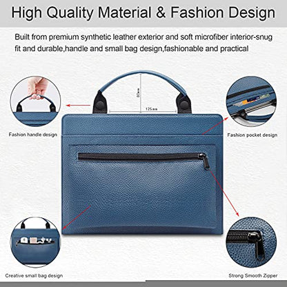 LiuShan 2-in-1 Protective Case + Portable Bag - 11.6" Chambebook Chromebook X360 11 Laptop Laptop Sleeve - Blue - color: Blue, size: 12.00 in X 8.19 in X 0.79 in