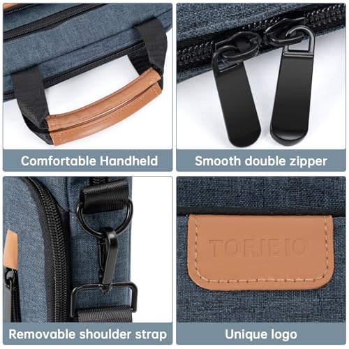 9-11 Inch Tablet Sleeve Bag, Padded Protective Travel Carrying Case for iPad A16 2025, iPad Air M4 11-inch 2026 M3 M2, iPad Pro M5/M4 11 inch, iPad 10/9/8/7th, Galaxy Tab A9+/S9/S8 11" - color: Blue, size: 9-11 Inch