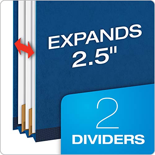 Pendaflex Classification File Folders,1 Divider, Durable File Organizer for Home, School or Office, Letter-Size Folders for Files, Paper Organizer, Durable Prongs, (B006NVMJCC) - size: Letter