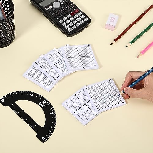 Mr. Pen- Graph Sticky Notes, 3x3 Inch, 6 Pads, 50 Sheets/Pad, 300 Sheets | 6 Grid Designs, White, Square Graph Paper Notes, Grid Sticky Note Pads for Math, Study, Journals, Planners - color: White