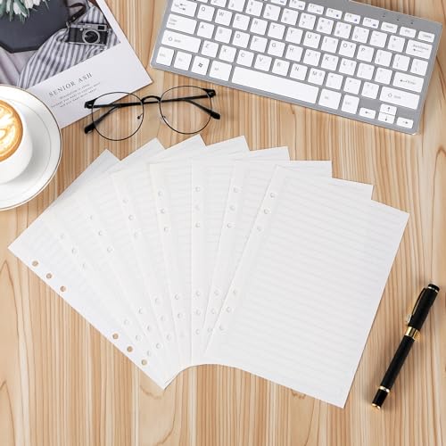 Toplive A5 Filler Paper To Do List, 6 Ring Planner Binder Inserts 160 Sheets，Daily Checklist Loose Leaf Refill Papers for Notebook & Budget Binder - style: 2Pack To Do List