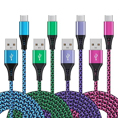 for iPhone 16e 17e 17 Pro Max Air, 6FT Fast USB Type C Cable Phone Charger Charging Cord for iPhone 16e, 16, 16 Pro Max, 16 Pro, 16 Plus, 15, 15 Pro Max Plus, LG Stylo 4, Car Carplay Power Cord Wire