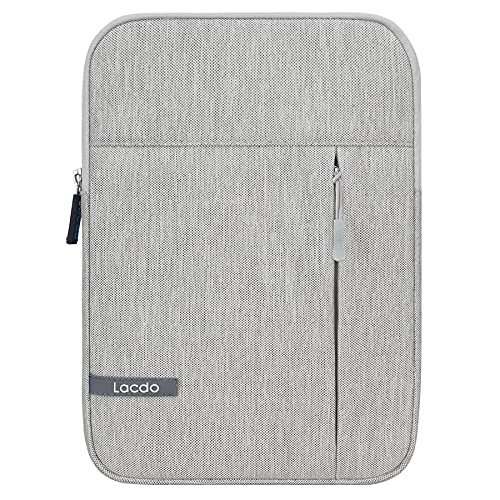 Lacdo Tablet Sleeve Case for 11 inch iPad A16 | 11 Inch ipad Air M4 M3 M2 | 11" iPad Pro M5 M4 | 10.9" ipad/ipad Air | 10.2" IPad | 11" Samsung Galaxy Tab A9+, iPad Air Pro Case Protective Bag, Gray - color: Gray, size: 9-11 Inch