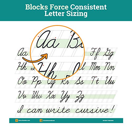 Channie’s Quick & Neat Cursive Handwriting Pad, 80 Pages Front & Back, 40 Sheets, Grades 1st – 3rd, Size 8.5” x 11” - style: Cursive Writing Pad
