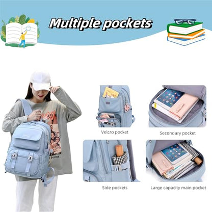 ZHANAO Rolling Backpack Luggage BookBag with Wheels Trolley Bag Wheeled Travel Backpack for Girls & Boys Trolley Bag - color: Purple, size: 6-wheel