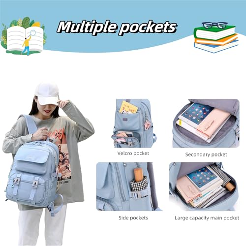 ZHANAO Rolling Backpack Luggage BookBag with Wheels Trolley Bag Wheeled Travel Backpack for Girls & Boys Trolley Bag - color: Purple, size: 2-wheel