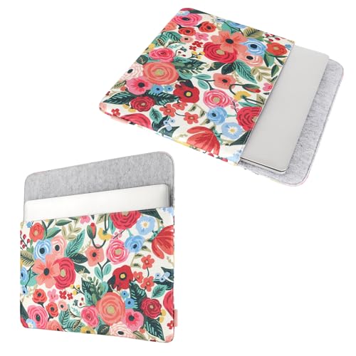 DOMISO 17 inch Laptop Sleeve Protective Case Cover Compatible with 17-17.3 inch HP Dell ASUS Lenovo Chromebook,Waterproof Computer Cases Bag with Accessory Pouch,Rose - size: 17 inch