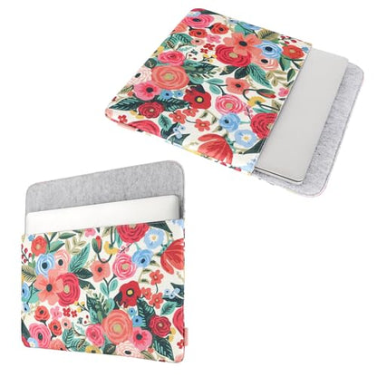 DOMISO 17 inch Laptop Sleeve Protective Case Cover Compatible with 17-17.3 inch HP Dell ASUS Lenovo Chromebook,Waterproof Computer Cases Bag with Accessory Pouch,Rose - size: 17 inch