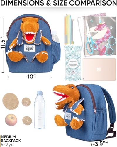 Dinosaur Toys for Kids 5-7, Gifts for 5 Year Old Boys, 4 Year Old Boy Birthday Gift, Toddler Dinosaur Backpack - color: 01 Dinosaur, style: Medium
