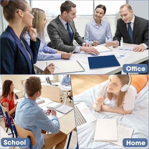Engrowtic 2 Pack Top Spiral Graph Paper Notebooks 8.7 X11.4 Inch A4 Grid Paper Notepad 70 Sheet Memo Steno Pad for Engineering Writing Sketching Drawing School Office Supplies (Dark Blue) - color: Dark Blue