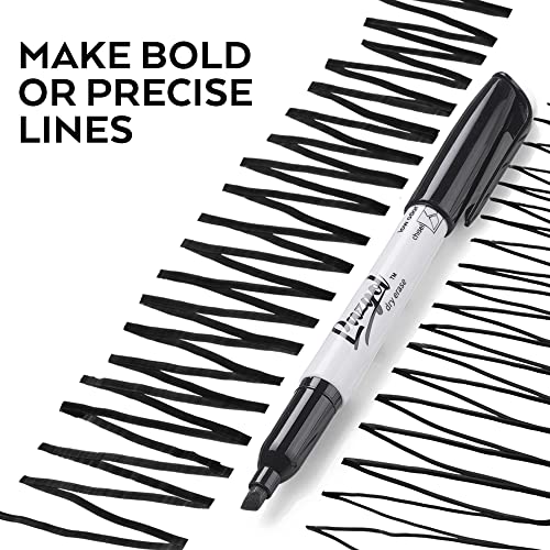 LAZGOL Dry Erase Markers Bulk, 96 Pack Black Dry Erase Markers Chisel Tip, Low Odor Whiteboard Markers for School, Office Supplies, Perfect for Writing on White Board, Mirror,Calender