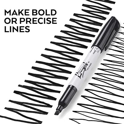 LAZGOL Dry Erase Markers Bulk, 96 Pack Black Dry Erase Markers Chisel Tip, Low Odor Whiteboard Markers for School, Office Supplies, Perfect for Writing on White Board, Mirror,Calender