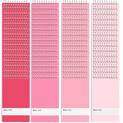 Thenshop 100 Pads Spiral Memo Pads Bulk 3 x 5 Inch Small Pocket Notepad Top Bound Lined 60 Sheets Mini Notebooks for School College Office Home Supplies (Bright Colors) - color: Bright Colors