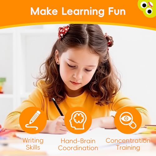 Large Magic Grooved Writing Practice for Kids 3-5, Grooved Writing Books Ages 6-8, Magic Book Handwriting Practice for Kids 5-7, Preschool Workbook Tracing Books for Boys & Girls - size: 1 Count (Pack of 1)