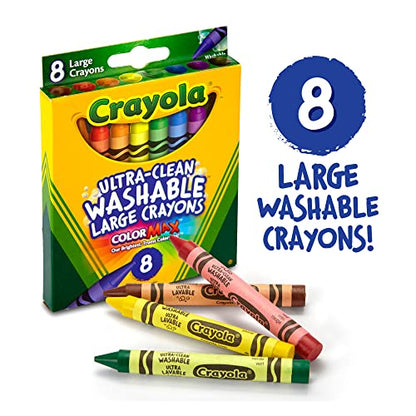 Crayola 8 Large Washable Crayons