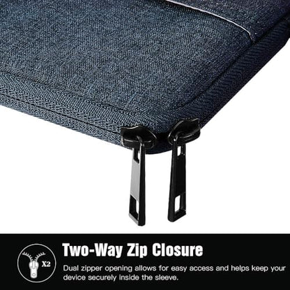 TiMOVO 8-9 Inch Tablet Sleeve with Pockets, Space Gray | Fit iPad mini 7 (A17 Pro, 2024) / mini 6 (8.3", 2021) / 5/4/3/2/1, Portable Protective Carrying Bag Case - color: Space Gray, size: 8-9 Inch