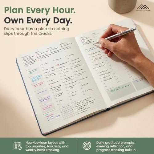 Hourly Planner & Appointment Book (8.5” x 11”) - Premium Hourly Planner with Daily Schedule & 30-Minute Time Slots for Better Time Management by PRODUCTIVITY STORE (A4, Pink) - color: Pink