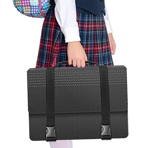 Expanding File Folders,25 Pockets Accordion File Organizer,Expandable Filing Folder with Handle,Portable File Box for Receipt,Bill,Paper,A4/Letter Size,2 Adjustable Straps,Diamond - style: Diamond Style