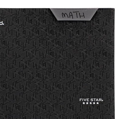 Five Star 2-Pocket Folder, Plastic Folder with Stay-Put Tabs and Prong Fasteners, Holds 8-1/2" x 11" Paper, Black (72113) - color: Black, size: 1 Count (Pack of 1)